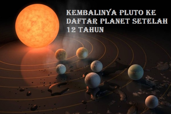 Kembalinya Pluto Ke Daftar Planet Setelah 12 Tahun